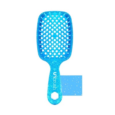 UNbrush Detangler Hair Brush Glitter Sapphire