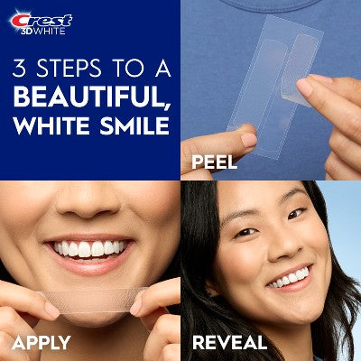 Crest 3D Whitestrips At-Home Teeth Whitening Kit - Imperfect Box