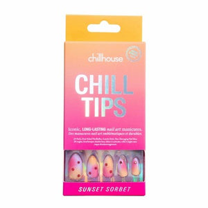 Chillhouse-Chill-Tips-Press-On-Fake-Nails-Sunset-Sorbet-24ct-New-False-Nails