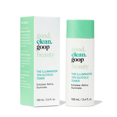 good.clean.goop beauty The Illuminator 10% Glycolic Toner 3.4 fl. oz. - Imperfect Box
