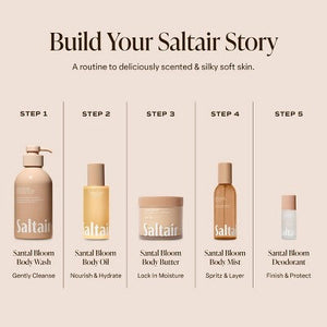 Saltair Nourishing Body Oil For Dewy and Glowing Skin Golden Hour 4 fl oz - Imperfect Container