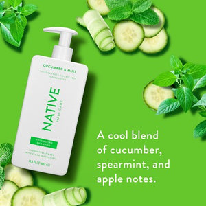 Native Vegan Cucumber & Mint Natural Volume Shampoo 16.5 fl oz