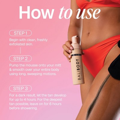 Bali Body Ultra Dark Self Tanning Mousse 6.7 fl oz Imperfect Container