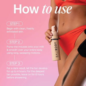 Bali Body Ultra Dark Self Tanning Mousse 6.7 fl oz Imperfect Container