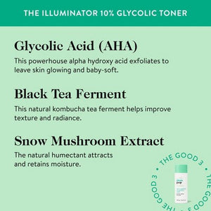 good.clean.goop beauty The Illuminator 10% Glycolic Toner 3.4 fl. oz. - Imperfect Box