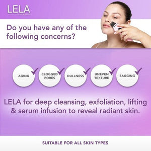 Spa Sciences LELA Ultrasonic Skin Scrubber Spatula Pink Imperfect Box