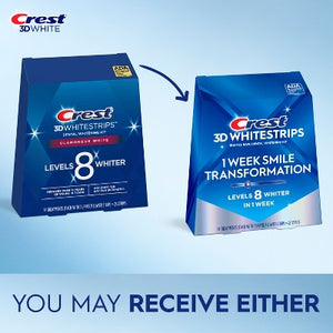 Crest 3D Whitestrips At-Home Teeth Whitening Kit - Imperfect Box