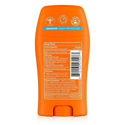 Carpe Men's 100HR Sweat & Odor Control Antiperspirant Deodorant Fresh Wave 1.76oz - Imperfect Container