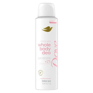 Dove Whole Body Deodorant Spray Raspberry & Rose Aluminum-Free 4oz