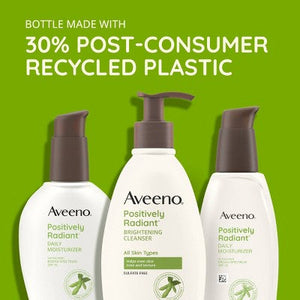 Aveeno Positively Radiant Daily Face Moisturizer SPF 15 4oz Imperfect Box
