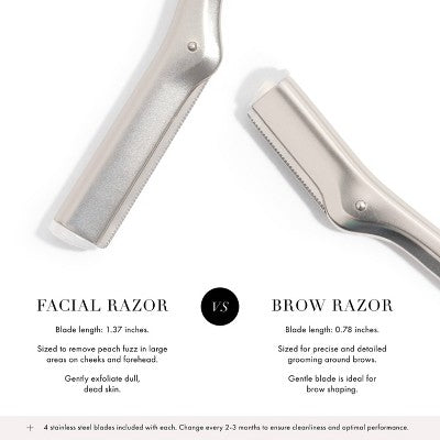 Tweezerman Facial Razor - New
