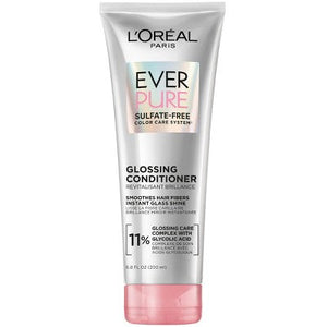 L'Oreal Paris EverPure Sulfate Free Glossing Conditioner with Glycolic Acid 6.8 fl oz