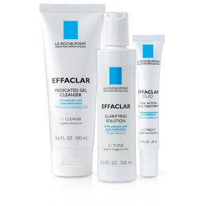 La Roche-Posay Effaclar 3-Step Acne Treatment System Kit