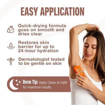 Carpe Women's 100H Sweat & Odor Control Deodorant Soft Cashmere 1.76oz - New