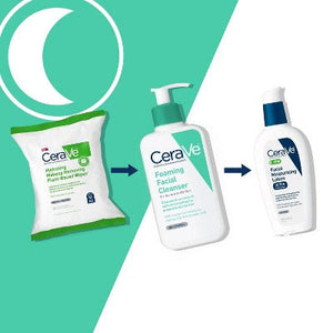 CeraVe Foaming Face Wash with Hyaluronic Acid and Niacinamide for Oily Skin 16 fl oz - Small Amount Missing