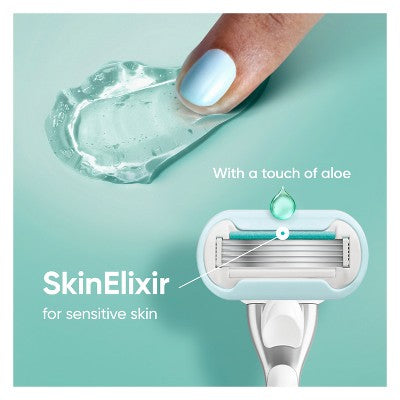 Venus Deluxe Smooth Sensitive Women Razor Blade Refills 4ct
