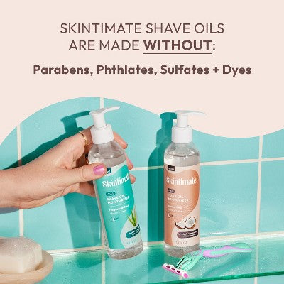 Skintimate 2 in 1 Shave Oil + Moisturizer Coconut Bliss 7.3 fl oz - New