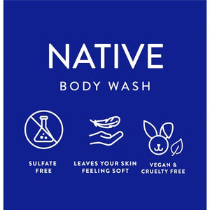 Native Sulfate Free Body Wash Coconut Vanilla 36 fl oz Imperfect Container