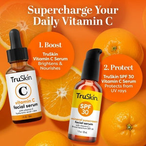 TruSkin Mineral Sunscreen Facial Serum with Vitamin C SPF 30 1 fl oz