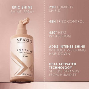 Nexxus Anti-Humidity Epic Shine Hair Spray 8oz - Imperfect Container