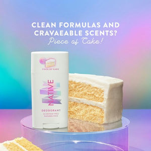 Native Limited Edition Solid Deodorant Vanilla Piece of Cake 2.65oz - Imperfect Container
