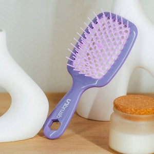 UNbrush Detangler Hair Brush Lavender Dark Purple