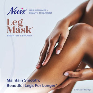 Nair Hair Remover Beauty Treatment Charcoal Clay Leg Mask 8.0oz