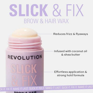 Makeup Revolution Slick & Fix Brow; Hair Stick 0.45oz