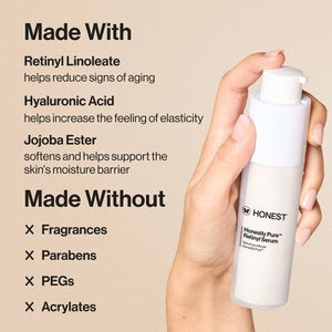 Honestly Pure Retinyl Serum with Retinyl Linoleate - 1.0 fl oz