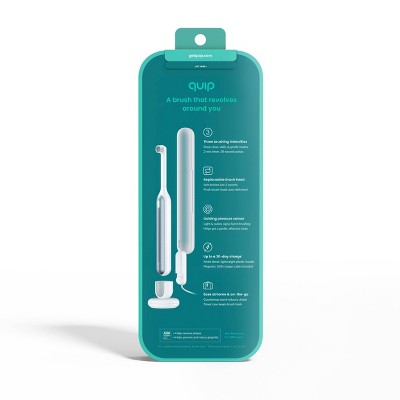 quip Rev Oscillating Rechargeable Electric Toothbrush White/Blue