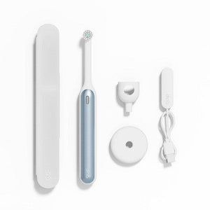 quip Rev Oscillating Rechargeable Electric Toothbrush White/Blue
