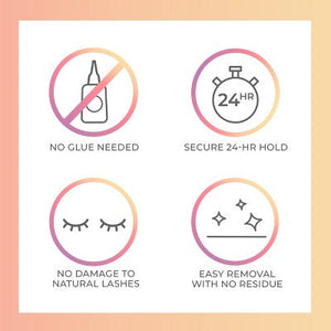 KISS Products imPRESS Press-On Self Adhesive Eyelashes Natural & Wispy 50ct - Imperfect Box