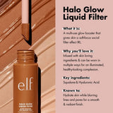 e.l.f. Halo Glow Liquid Filter Highlighter 4 Medium 1.06 fl oz - New