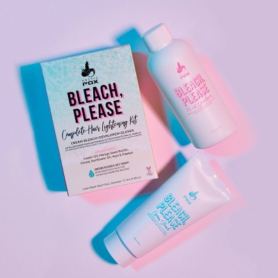 Arctic Fox Creme Hair Bleach & Developer Kit 9 fl oz Missing Box