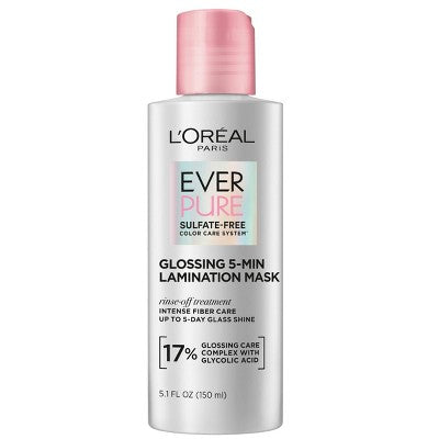 L'Oreal-Paris-EverPure-Hair-Glossing-Lamination-Mask-5.1-fl-oz-Conditioners