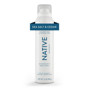 Native Spray Deodorant Sea Salt & Cedar 3.5oz - Imperfect Container