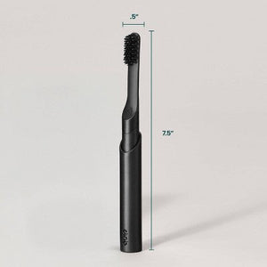 quip Sonic Electric Metal Toothbrush and Travel Case Black - Imperfect Box