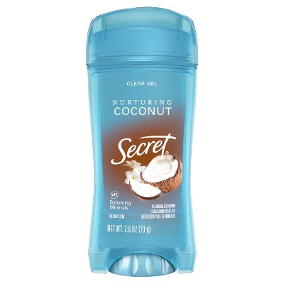Secret Fresh Clear Gel Antiperspirant & Deodorant Coconut Scent 2.6oz
