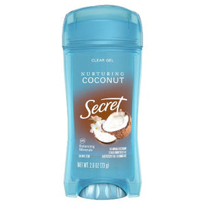 Secret Fresh Clear Gel Antiperspirant & Deodorant Coconut Scent 2.6oz