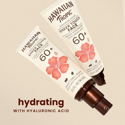 Hawaiian Tropic Sheer Touch Face Lotion Sunscreen SPF 60