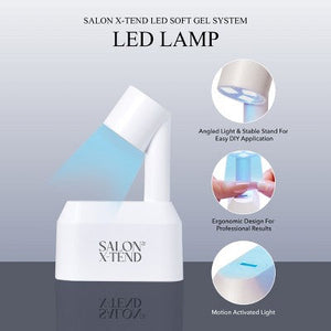 KISS Products Salon X-tend LED Soft Gel System Pure Fake Nails - Imperfect Box