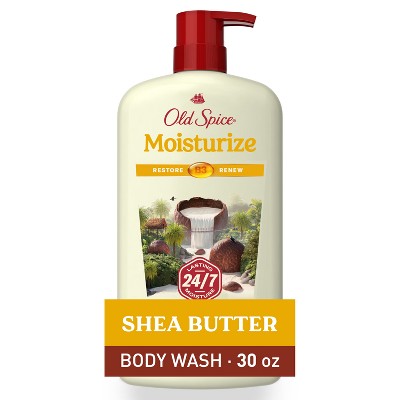 Old Spice Men's Body Wash Moisturize with Shea Butter 30 fl oz