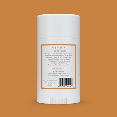 Native Solid Deodorant for Men & Women Vanilla & Sandalwood Aluminum-Free 2.65oz