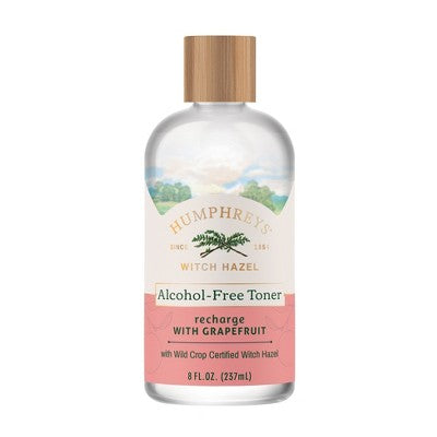 Humphreys Recharge Witch Hazel with Grapefruit Alcohol-Free Toner 8 fl oz