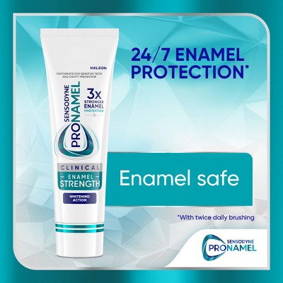 Sensodyne Pronamel Clinical Enamel Strengthening and Whitening Toothpaste 3.4oz 3-Pack