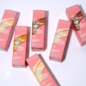 Pacifica Ultra CC Cream Radiant Foundation with SPF 17 Warm/Tan 1 fl oz - Imperfect Box