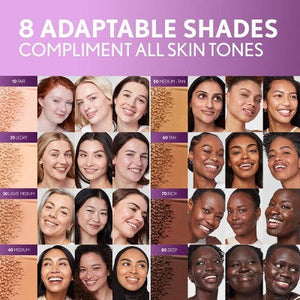 COVERGIRL Simply Ageless Skin Perfector Essence Vegan Foundation 20 Light 1 fl oz - Imperfect Container