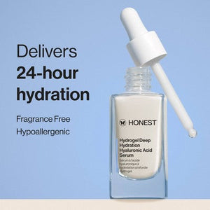 Honest Beauty Hydrogel Deep Hydration Hyaluronic Acid Serum with Rambutan 1 fl oz - Imperfect Boz