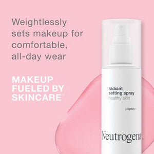 Neutrogena Healthy Skin Radiant Makeup Setting Spray with Antioxidants & Peptides 3.4 fl oz