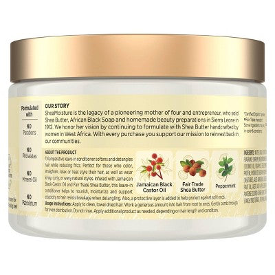 SheaMoisture Jamaican Black Castor Hair Oil Reparative Leave-In Conditioner 11.5 fl oz
